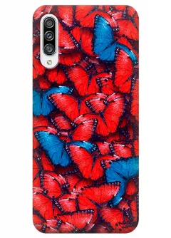 Чехол для Galaxy A50s - Красные бабочки
