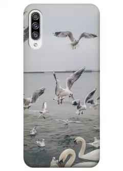Чехол для Galaxy A50s - Морские птицы