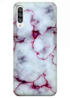 Чехол для Galaxy A30s - Розовый мрамор