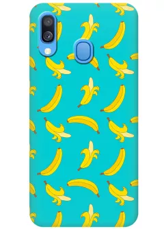Чехол для Galaxy A40 - Бананы
