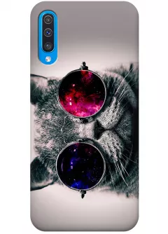 Чехол для Galaxy A50 - Кот пилот