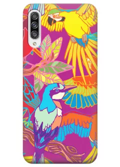 Чехол для Galaxy A50s - Попугаи