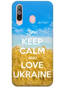 Чехол для Galaxy A60 - Love Ukraine