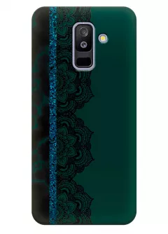 Чехол для Galaxy A6+ (2018) - Зелёная мандала