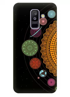 Чехол для Galaxy A6+ (2018) - Солнечная система