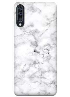 Чехол для Galaxy A70 - Белый мрамор