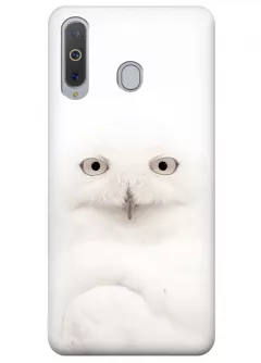 Чехол для Galaxy A8s - Белая сова