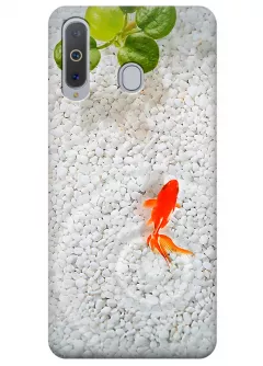 Чехол для Galaxy A8s - Золотая рыбка