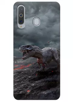 Чехол для Galaxy A8s - Динозавры