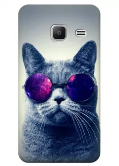 Чехол для Galaxy J1 Mini - Кот в очках