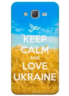 Чехол для Galaxy J3 2016 - Love Ukraine