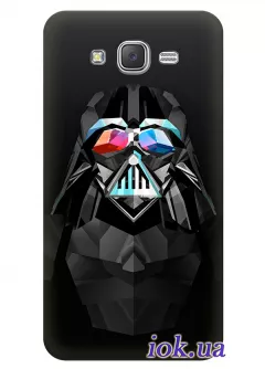 Чехол для Galaxy J3 - Darth Vader LowPoly