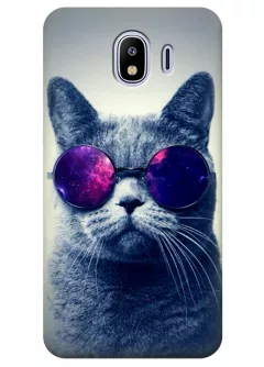 Чехол для Galaxy J4 - Кот в очках