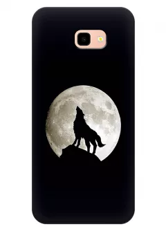Чехол для Galaxy J4 Plus - Воющий волк