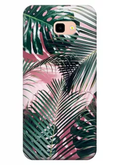 Чехол для Galaxy J4 Plus - Пальмовые листья
