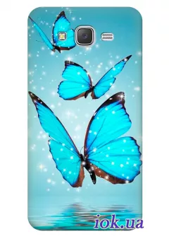 Чехол для Galaxy J7 - Бабочки