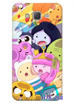 Чехол для Galaxy J3 2016 - Adventure Time