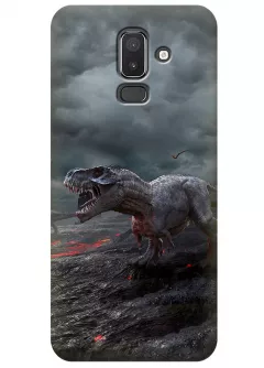 Чехол для Galaxy J8 - Динозавры
