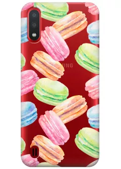 Прозрачный чехол для Galaxy M01 - Французское печенье