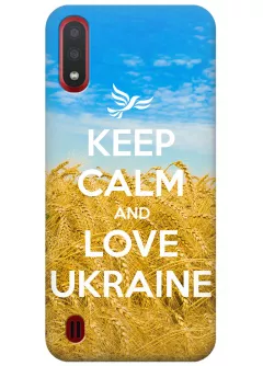 Чехол для Galaxy M01 - Love Ukraine
