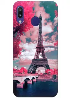 Чехол для Galaxy M10s - Весенний Париж