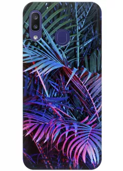 Чехол для Galaxy M10s - Palm leaves