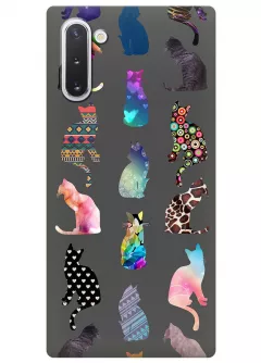 Чехол для Galaxy Note 10 - Котики