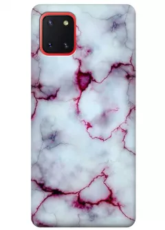 Чехол для Galaxy Note 10 Lite - Розовый мрамор