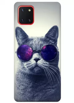 Чехол для Galaxy Note 10 Lite - Кот в очках
