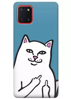 Чехол для Galaxy Note 10 Lite - Кот с факами