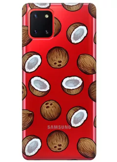 Чехол для Galaxy Note 10 Lite - Кокосы