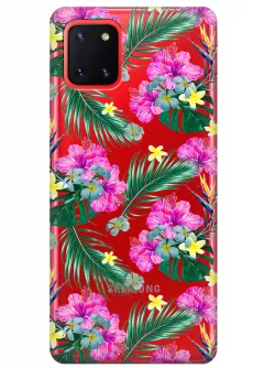 Чехол для Galaxy Note 10 Lite - Тропические цветы