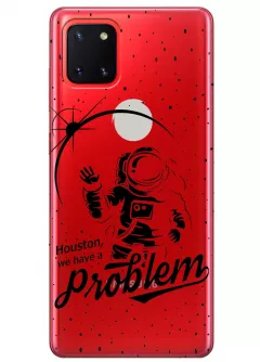 Чехол для Galaxy Note 10 Lite - Космонавт с проблеммой