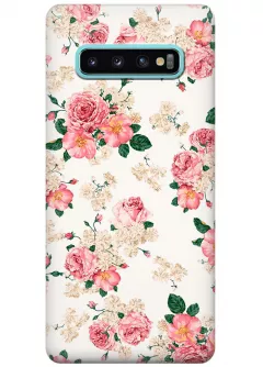Чехол для Galaxy S10+ - Букеты цветов