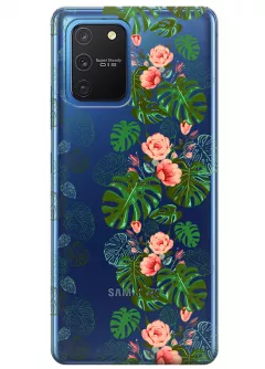 Чехол для Galaxy S10 Lite - Тропические листья