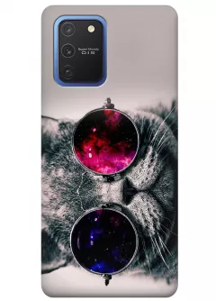 Чехол для Galaxy S10 Lite - Кот пилот