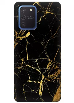 Чехол для Galaxy S10 Lite - Золотой мрамор