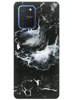 Чехол для Galaxy S10 Lite - Всплеск мрамора
