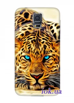 Чехол для Galaxy S5 Mini - Леопард