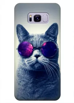Чехол для Galaxy S8 Active - Кот в очках