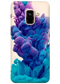 Чехол для Galaxy A8 2018 - Фиолетовый дым