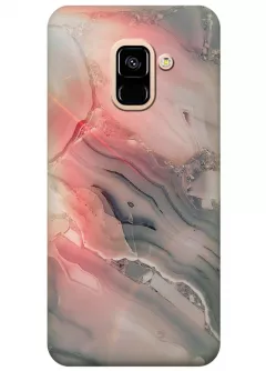Чехол для Galaxy A8 2018 - Marble