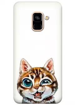 Чехол для Galaxy A8 2018 - Emodzi kot