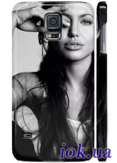 Чехол для Samsung Galaxy S5 - Анджелина Джоли