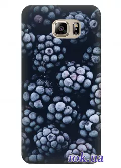 Чехол для Galaxy S7 Edge - Черная ягода