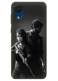 Чехол для Galaxy A03 Core из силикона - The Last of Us Ласт оф Ас Последние из Нас Джоэл и Элли главный постер