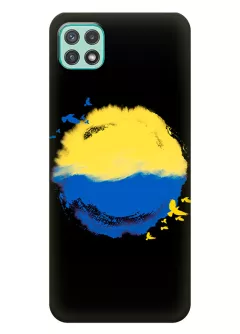 Чехол для Samsung A22 5G с теплой картинкой - Любовь к Украине