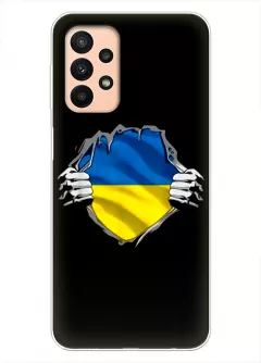Чехол на Samsung Galaxy A23 для сильного духом народа Украины