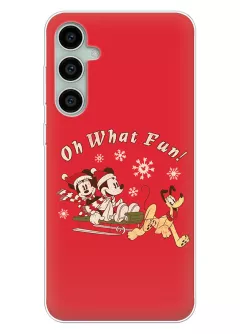 Новогодний чехол для Samsung A24 - Oh what fun!