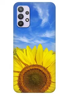 Красочный чехол на Galaxy A32 5G с цветком солнца - Подсолнух